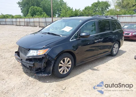 2015 Honda Odyssey Ex-L z USA, uszkodzony, nr VIN 5FNRL5H62FB032950